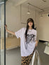 Latest Trendy Animal Print Satin A-Line Skirts